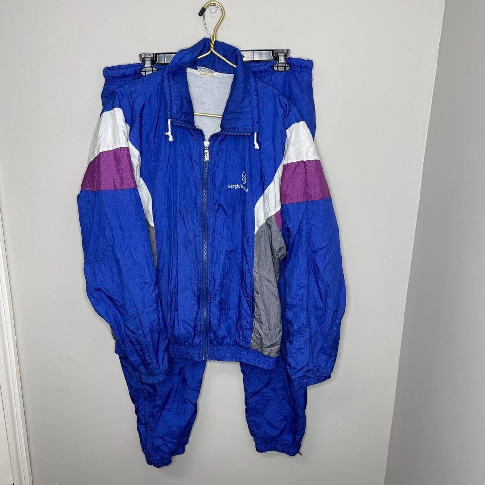 Sergio Tacchini Vintage 80s Track Suit - Picture 1 of 12